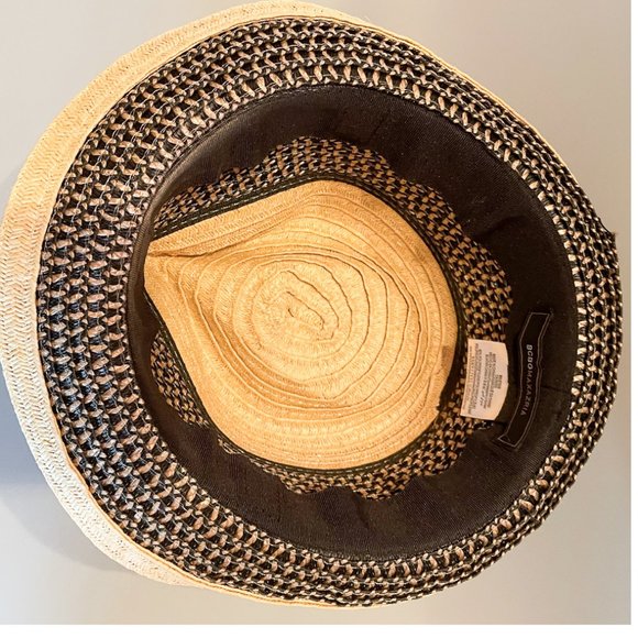 BCBG MAXAZRIA Fedora Hat Straw - Picture 5 of 6